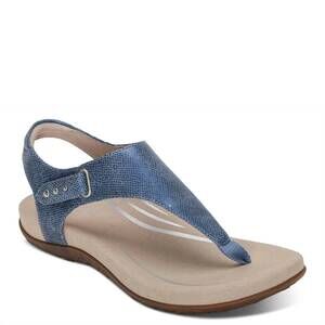 NEW AETREX women's ellie sandal in blue
